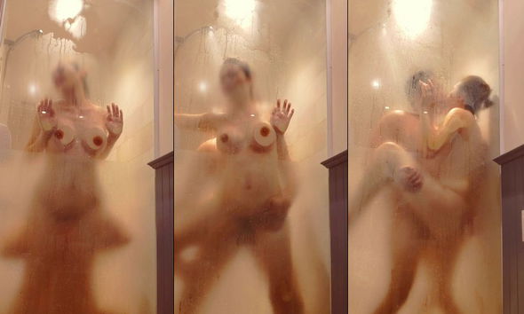 Làm tình với em gái vú to trong phòng tắm mờ mờ ảo ảo mà gây nứng